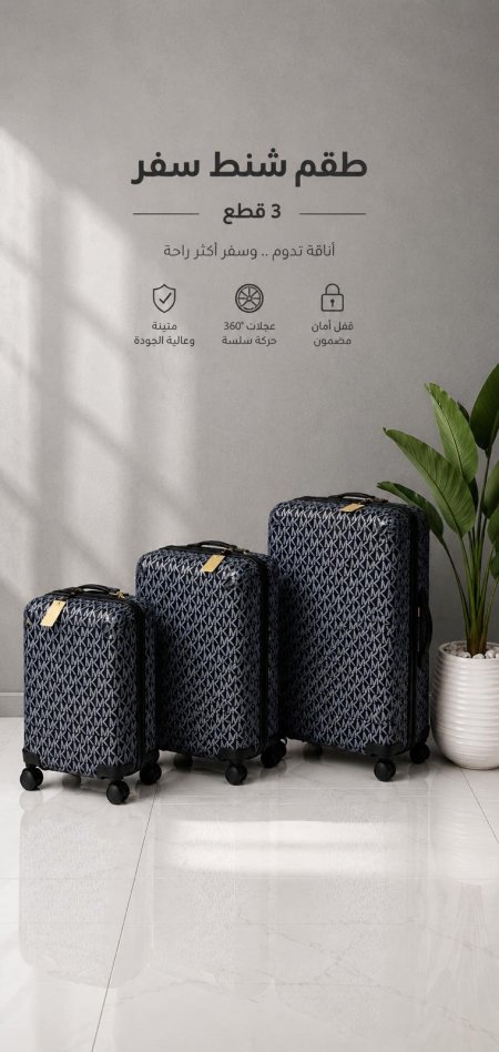 michael kors شنط سفر 3 قطع